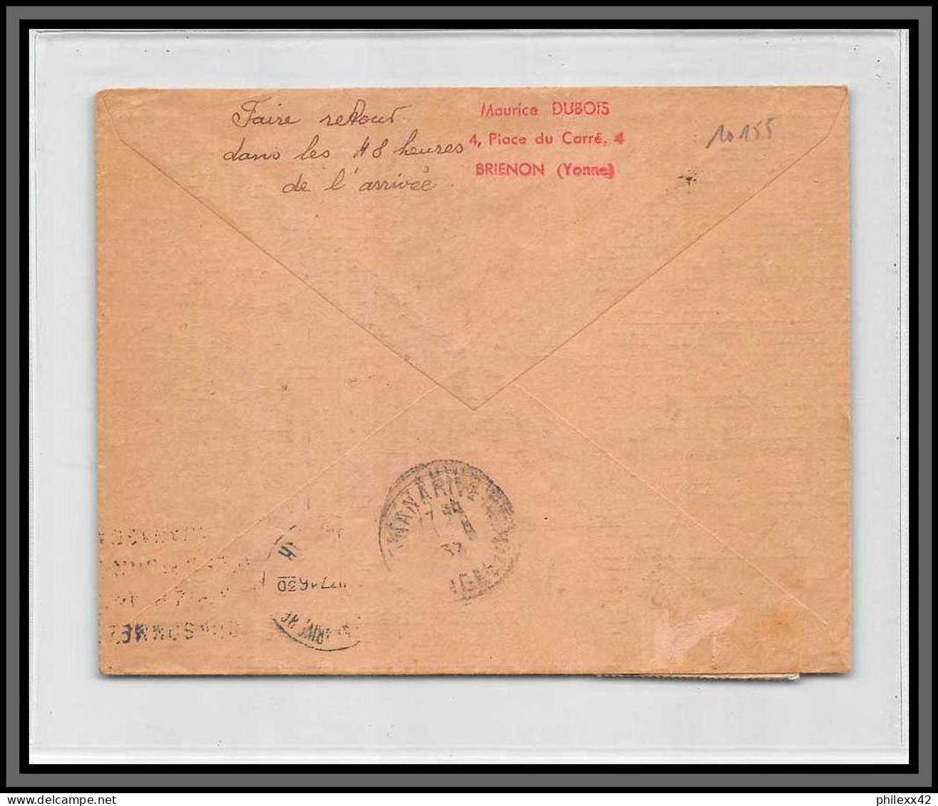 10155 1er Service Aérien Francais Direct Europe Congo Madagascar Via Stanleyville 9/6/1937 Lettre Cover France Aviation  - Premiers Vols