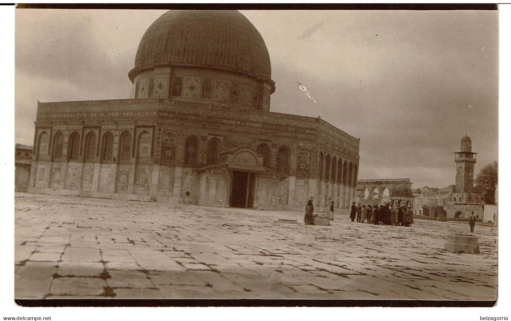 ISRAËL - JERUSALEM  - CARTE PHOTO -  MOSQUEE D'OMAR  ( AL - AQSA )  Emplacement Du Temple De Jérusalem  - Cliché RARE - Israel