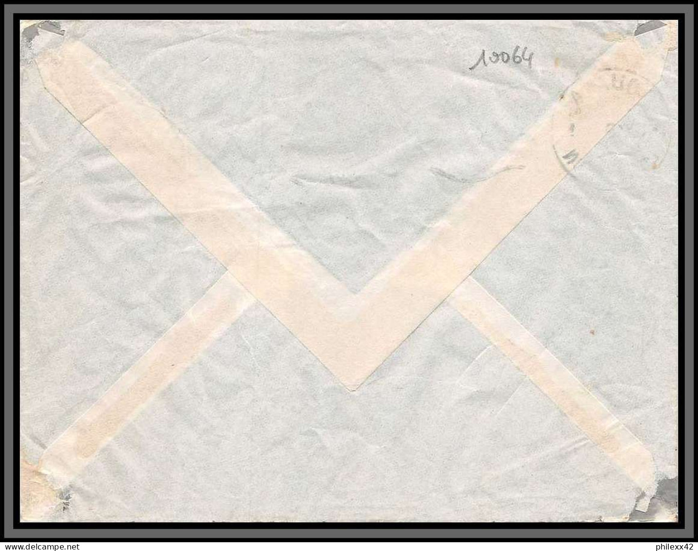 10064 Douala 6/10/1949 Pour Chatellerault Vienne Lettre Cover Cameroun Colonies Par Avion - Covers & Documents