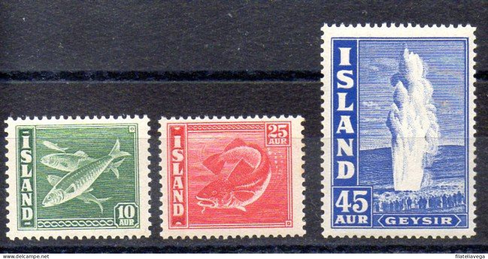 Islandia Serie Nº Michel 215A/17A ** PECES (FISH) - Unused Stamps