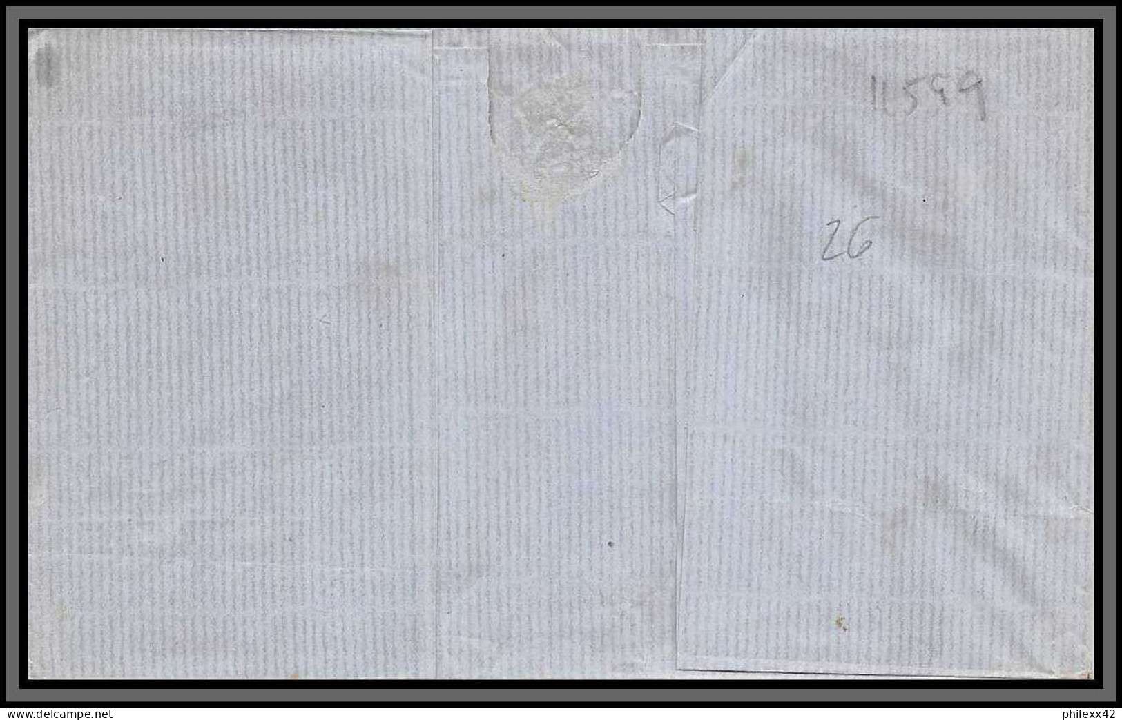 11599 Type Helvetia N°43 Fribourg 1870 Pour Romont Lsc Lettre Cover Suisse  - Briefe U. Dokumente