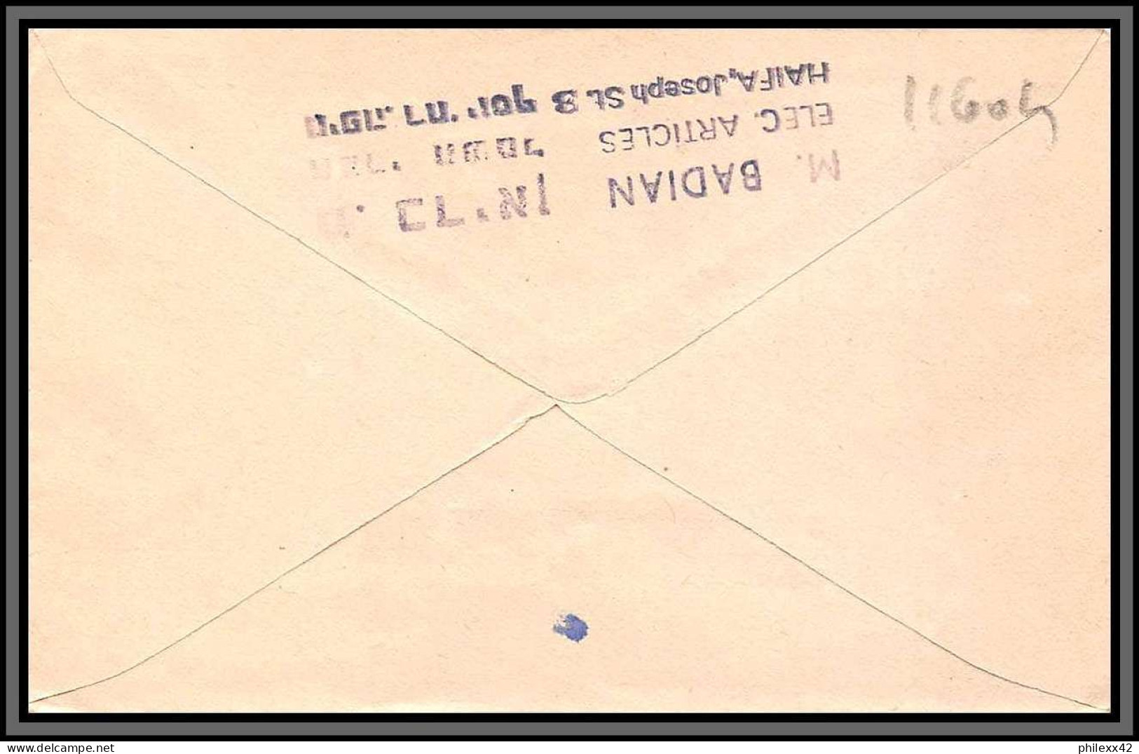 11563 N°68 NOUVEL AN 1953 Lot De 3 Lettres Cover Israels  - Lettres & Documents
