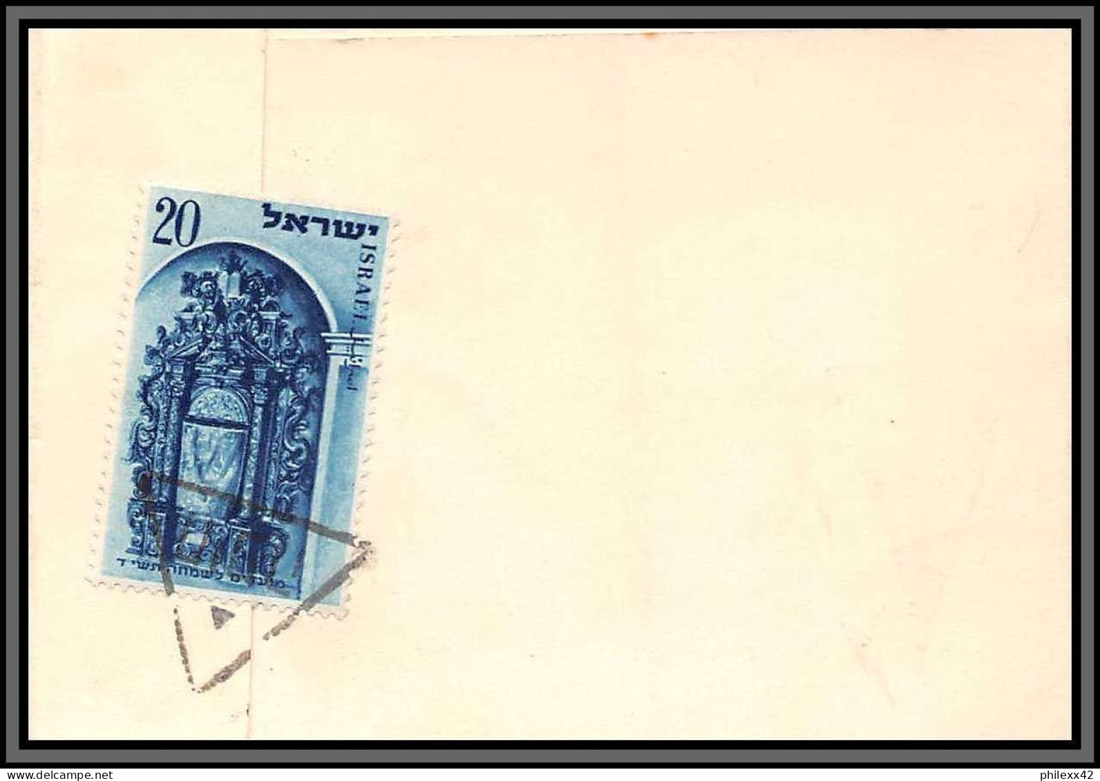 11563 N°68 NOUVEL AN 1953 lot de 3 lettres cover israels 