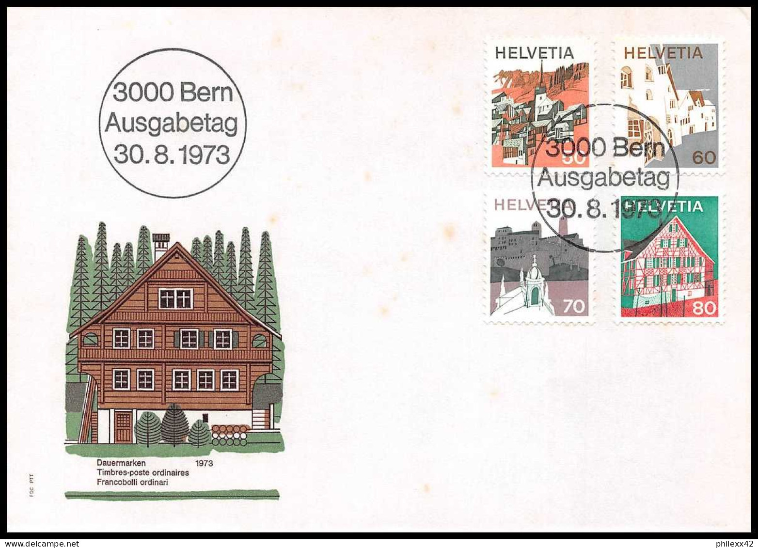 11437 bon lot de 95 FDC dont bloc recommandés lettre cover suisse helvetia 