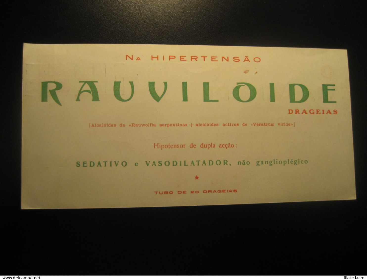 LISBOA 1956 To Figueira Da Foz Rauviloide Fidelis Pharmacy Smallpox Vaccine Health Cancel Card PORTUGAL - Brieven En Documenten