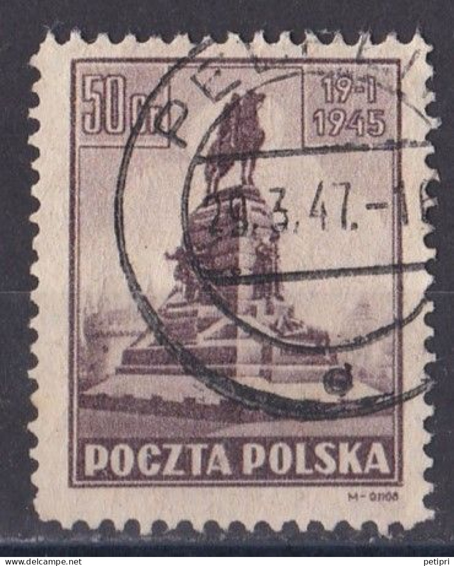 Pologne - République 1944 - 1960   Y & T N °  442  Oblitéré - Gebraucht