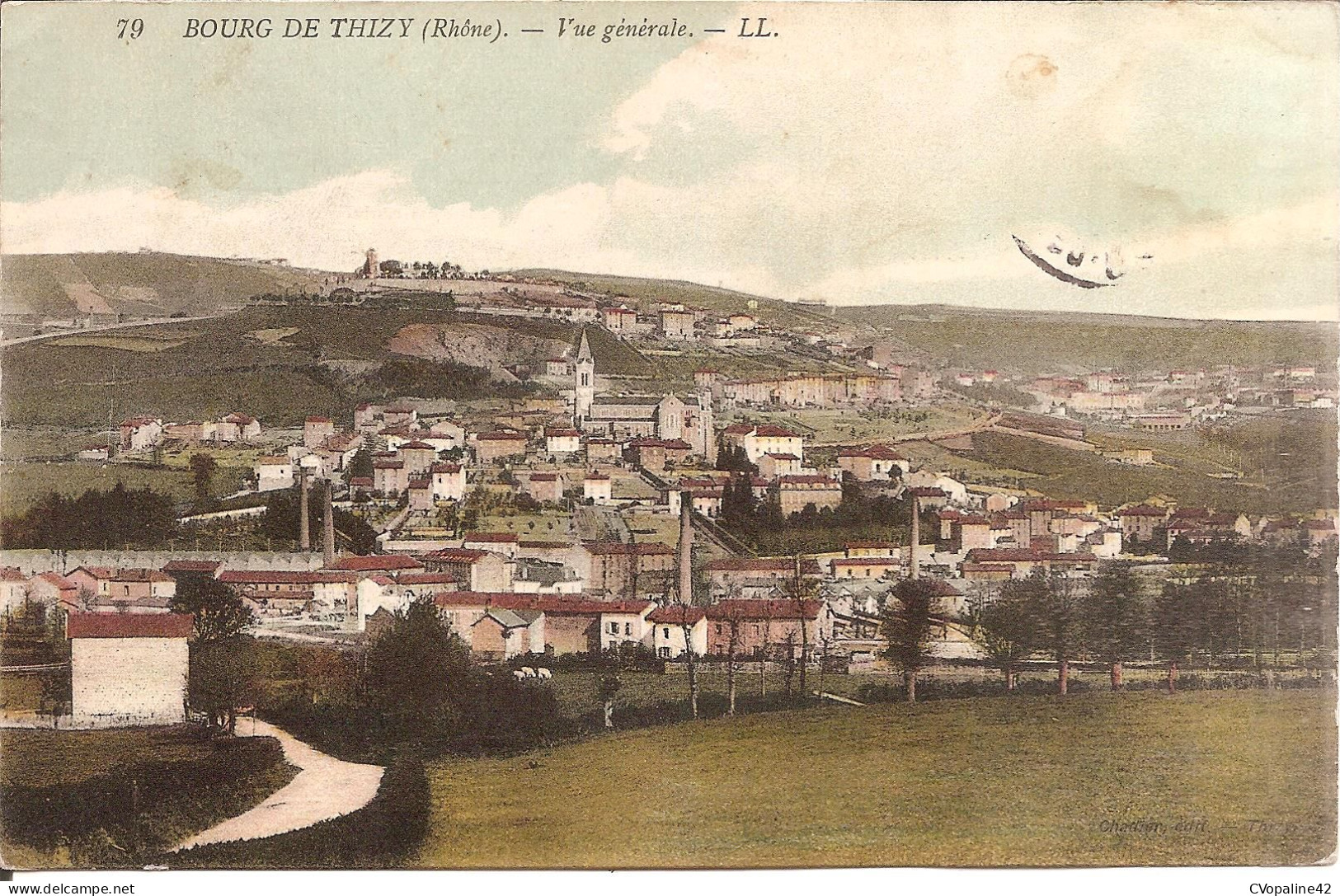 BOURG-DE-THIZY (69) Vue Générale En 1910 - Thizy