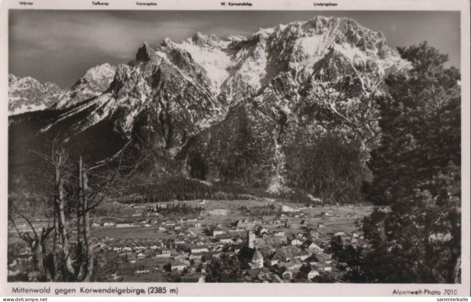 76372 - Mittenwald - Gegen Karwendelgebirge - Ca. 1960 - Mittenwald