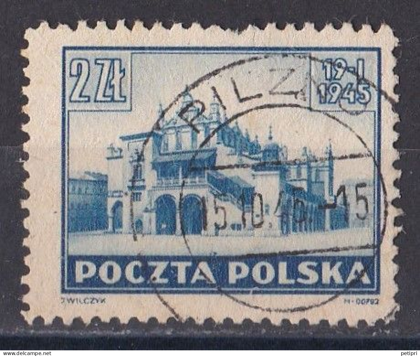 Pologne - République 1944 - 1960   Y & T N °  444  Oblitéré - Gebraucht