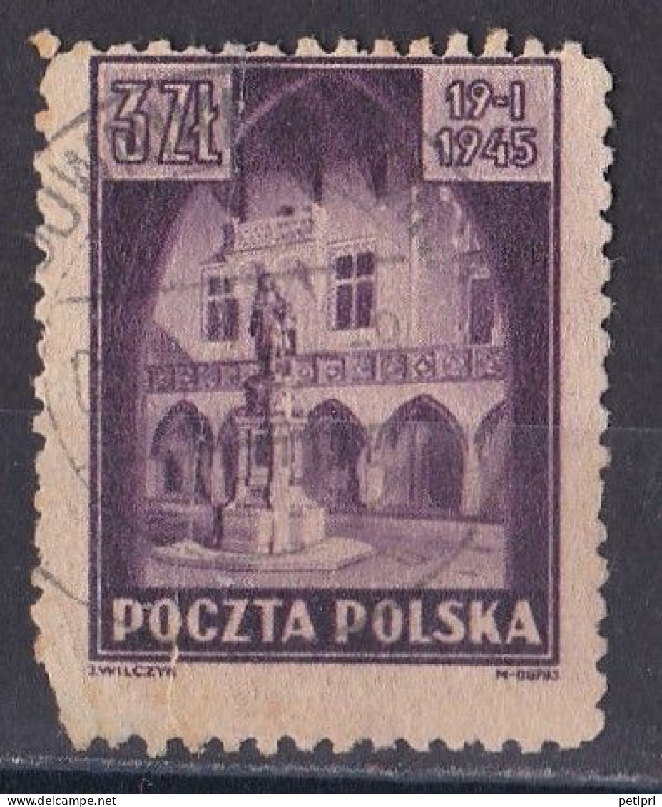 Pologne - République 1944 - 1960   Y & T N °  445  Oblitéré - Usati