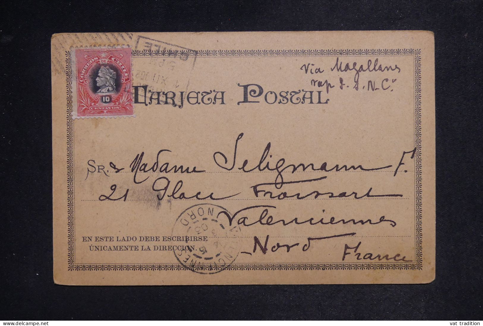 CHILI - Carte Postale De Santiago Pour La France En  1903 - L 151881 - Chile