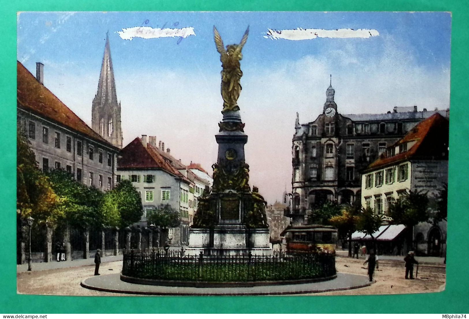 FELDPOST FREIWILLIGE KRANKENPFLEGE SOINS INFIRMIERS VOLONTAIRES LÖRRACH POST CARD 1918 WW1 - Feldpost (Portofreiheit)