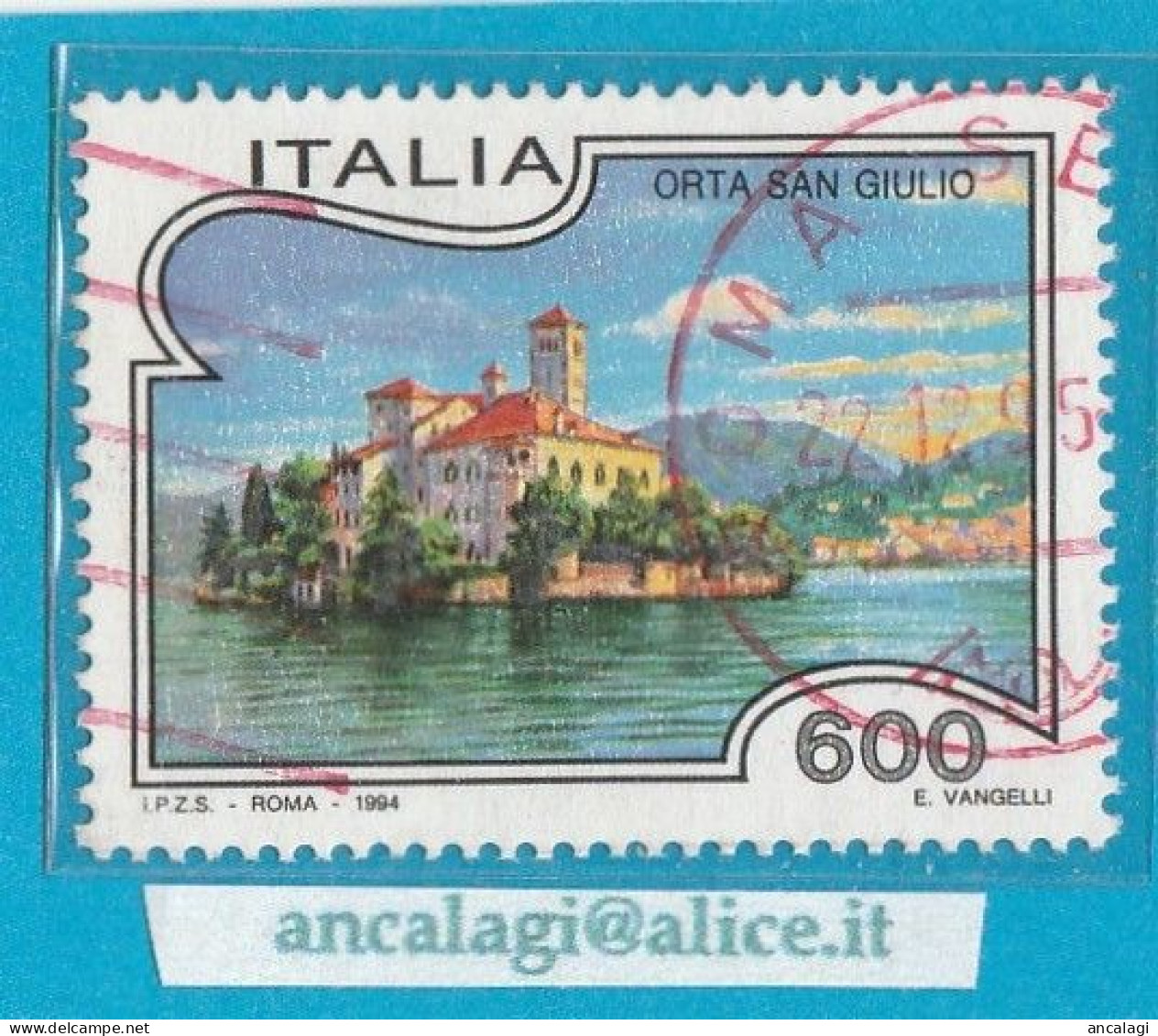 USATI ITALIA 1994 - Ref.0690 "PROPAGANDA TURISTICA" 1 Val. - - 1991-00: Gebraucht