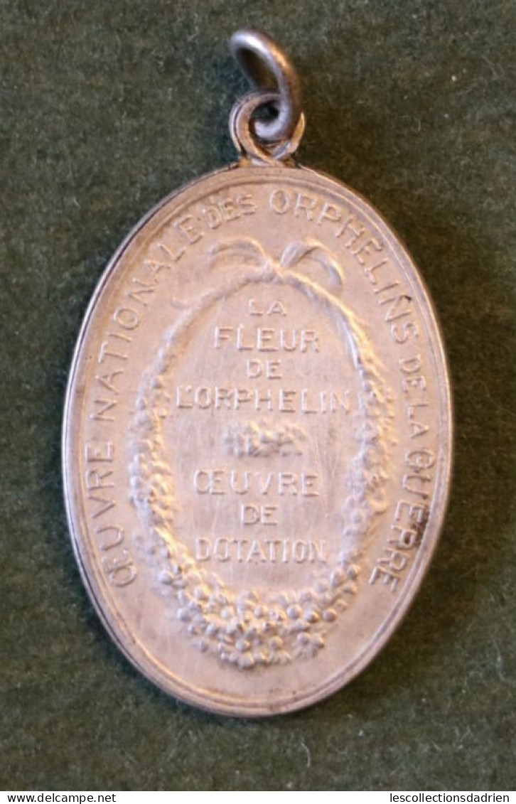 Médaille Oeuvre Nationale Des Orphelins De Guerre 14-18 - Belgian Medal Wwi - Médaillette - Journée -  Carlens - Belgien