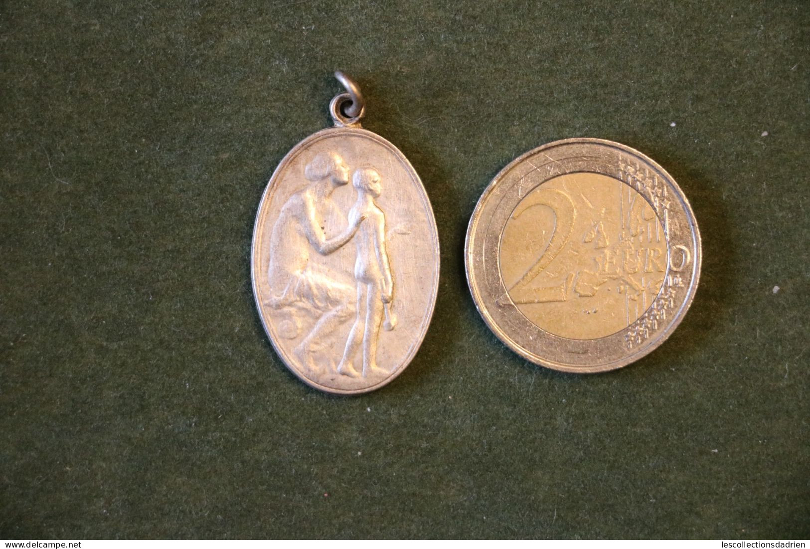 Médaille Oeuvre Nationale Des Orphelins De Guerre 14-18 - Belgian Medal Wwi - Médaillette - Journée -  Carlens - Belgien
