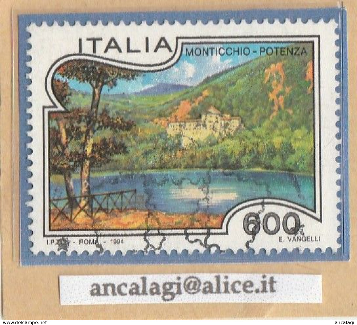 USATI ITALIA 1994 - Ref.0690B "PROPAGANDA TURISTICA" 1 Val. - - 1991-00: Used
