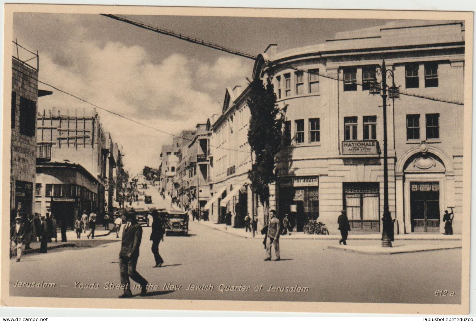 CPA - ISRAEL - JERUSALEM - Youda Street In The New Jewish Quarter Of JERUSALEM - Vers 1950 - Israel