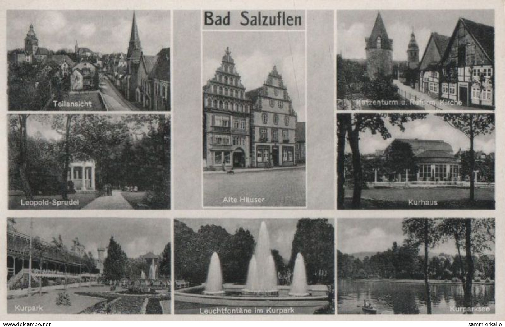 54297 - Bad Salzuflen - U.a. Kurpark - 1955 - Bad Salzuflen