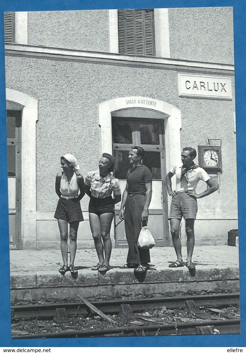 CPM Robert Doisneau Gare De Carlux  24 - Extrait Du Catalogue L'art Des Trains Et Des Gares - SNCF 2007 - Doisneau