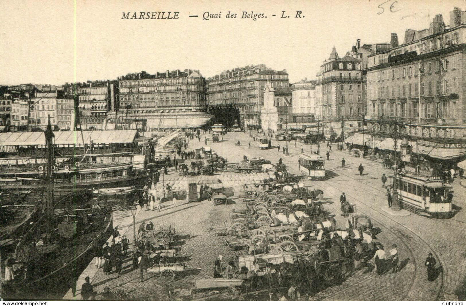 CPA - MARSEILLE - QUAI DES BELGES - Vieux Port, Saint Victor, Le Panier