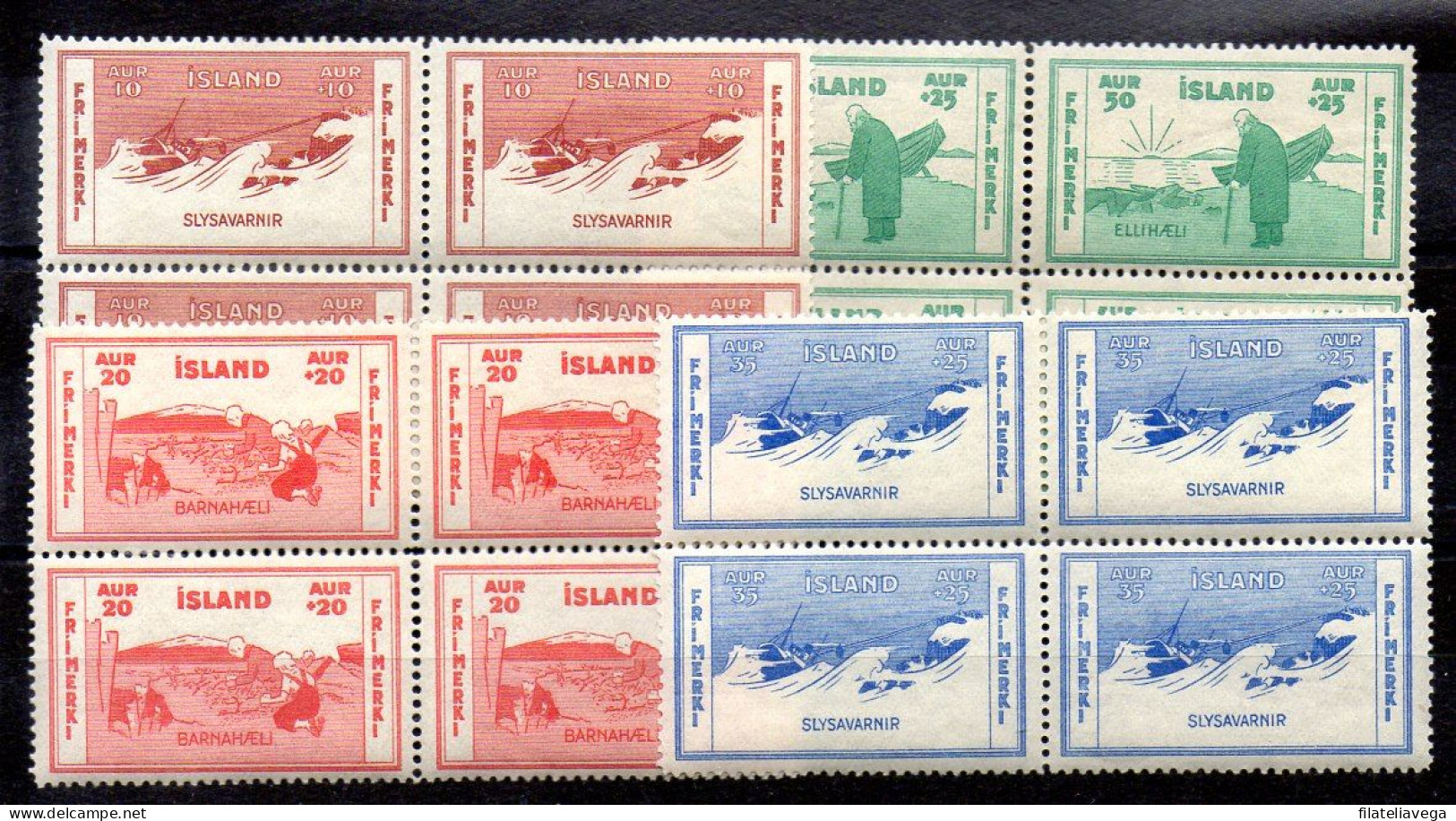 Islandia Bloque De Cuatro Nº Yvert 154/59 ** - Unused Stamps