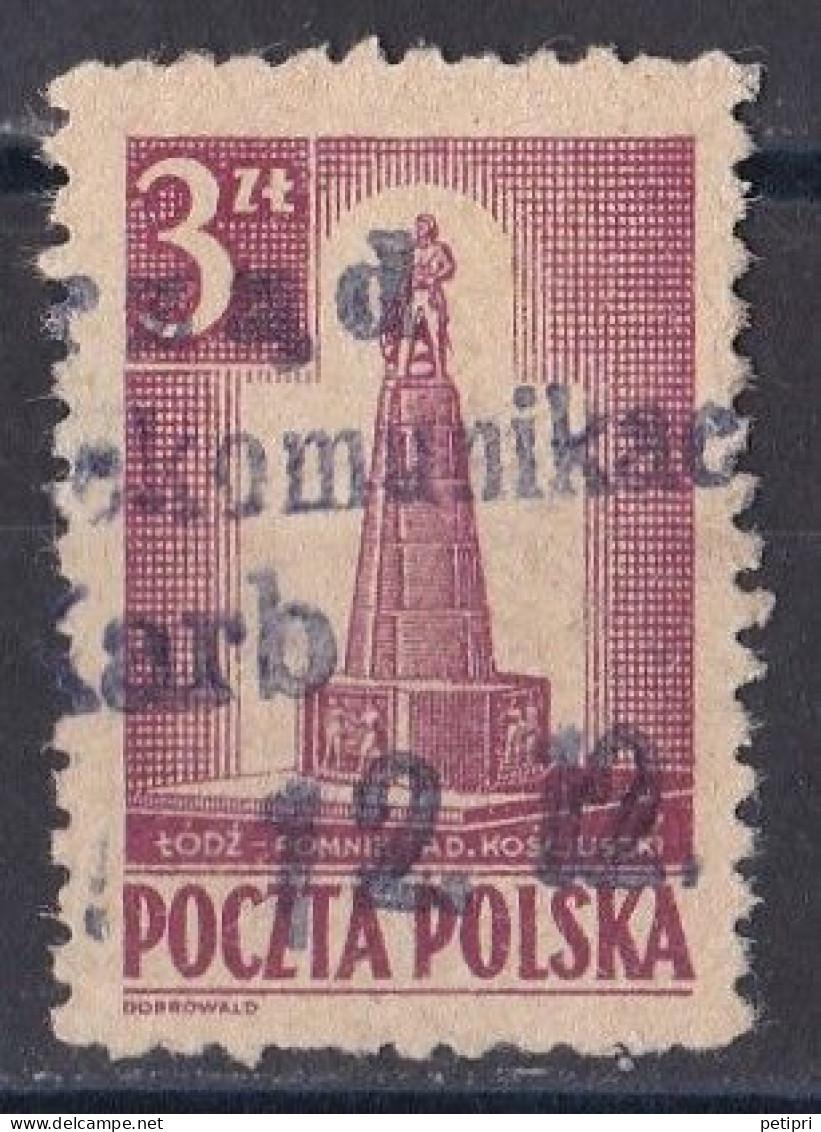 Pologne - République 1944 - 1960   Y & T N °  448  Oblitéré - Usati