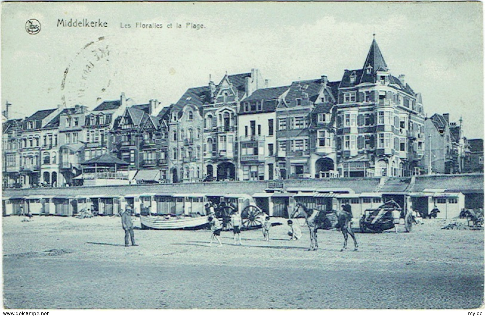 Middelkerke. Les Floralies Et La Plage. - Middelkerke