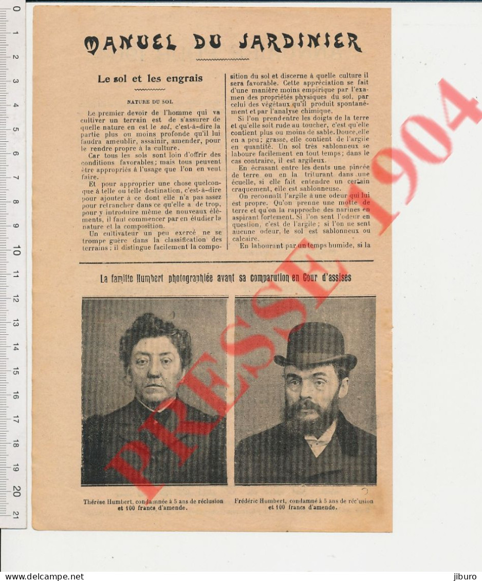 2 Vues 1904 Thérèse Et Frédéric Humbert Daurignac Procès Emile Et Romain Daurignac Photo Avant Comparution Tribunal - Unclassified