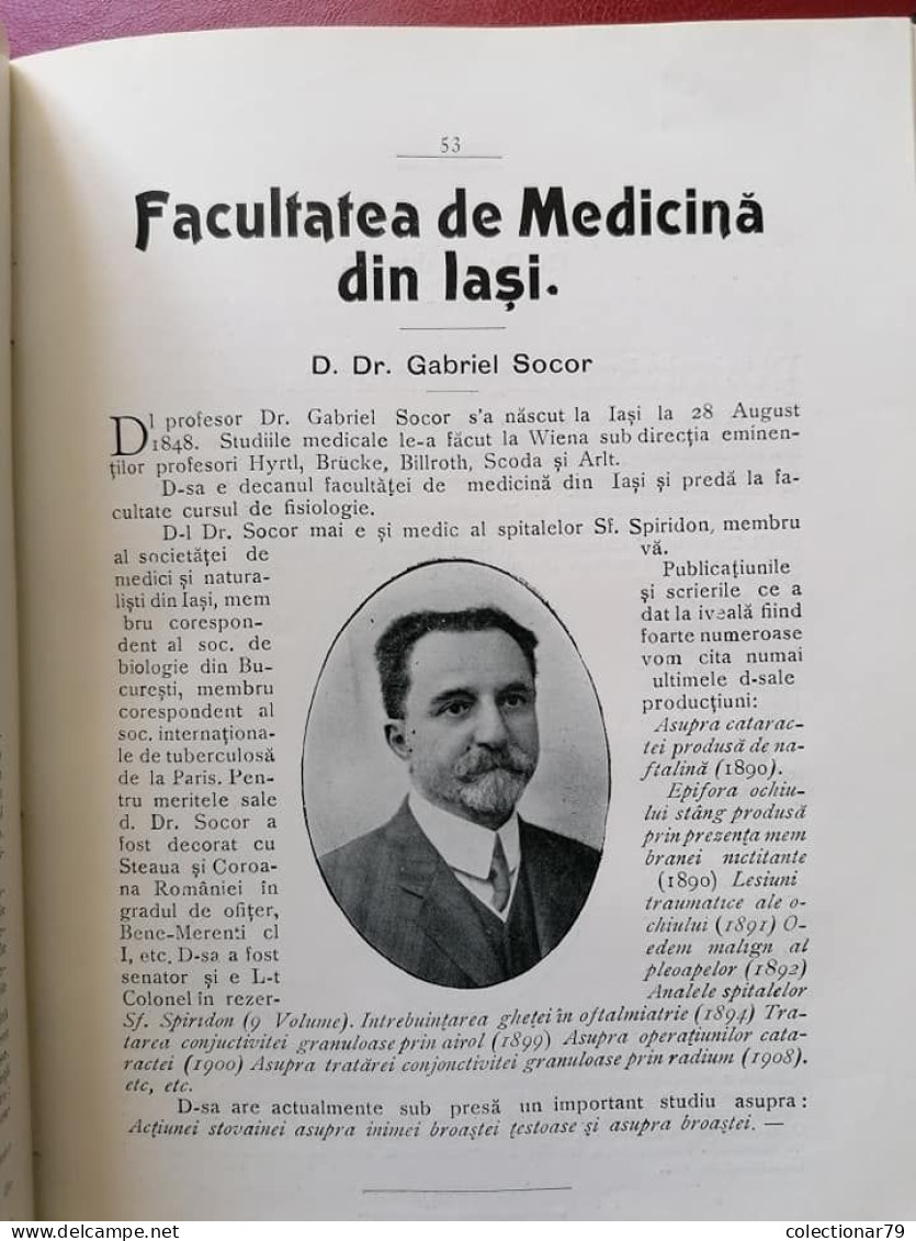 Romania Albumul Corpului Medical 1911