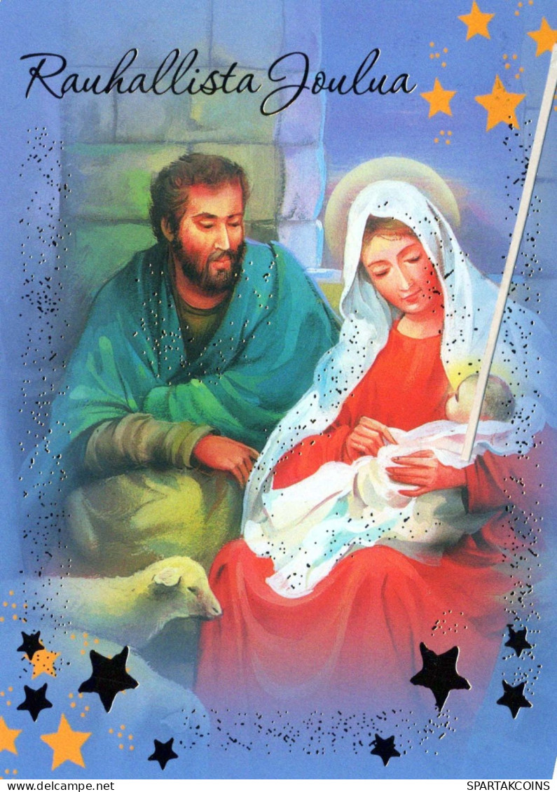 Virgen Mary Madonna Baby JESUS Christmas Religion Vintage Postcard CPSM #PBP739.GB - Virgen Maria Y Las Madonnas