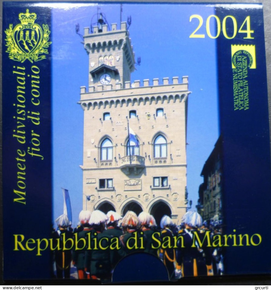 San Marino - 2004 - Serie Zecca - Con 5 € Argento "Bartolomeo Borghesi" - San Marino