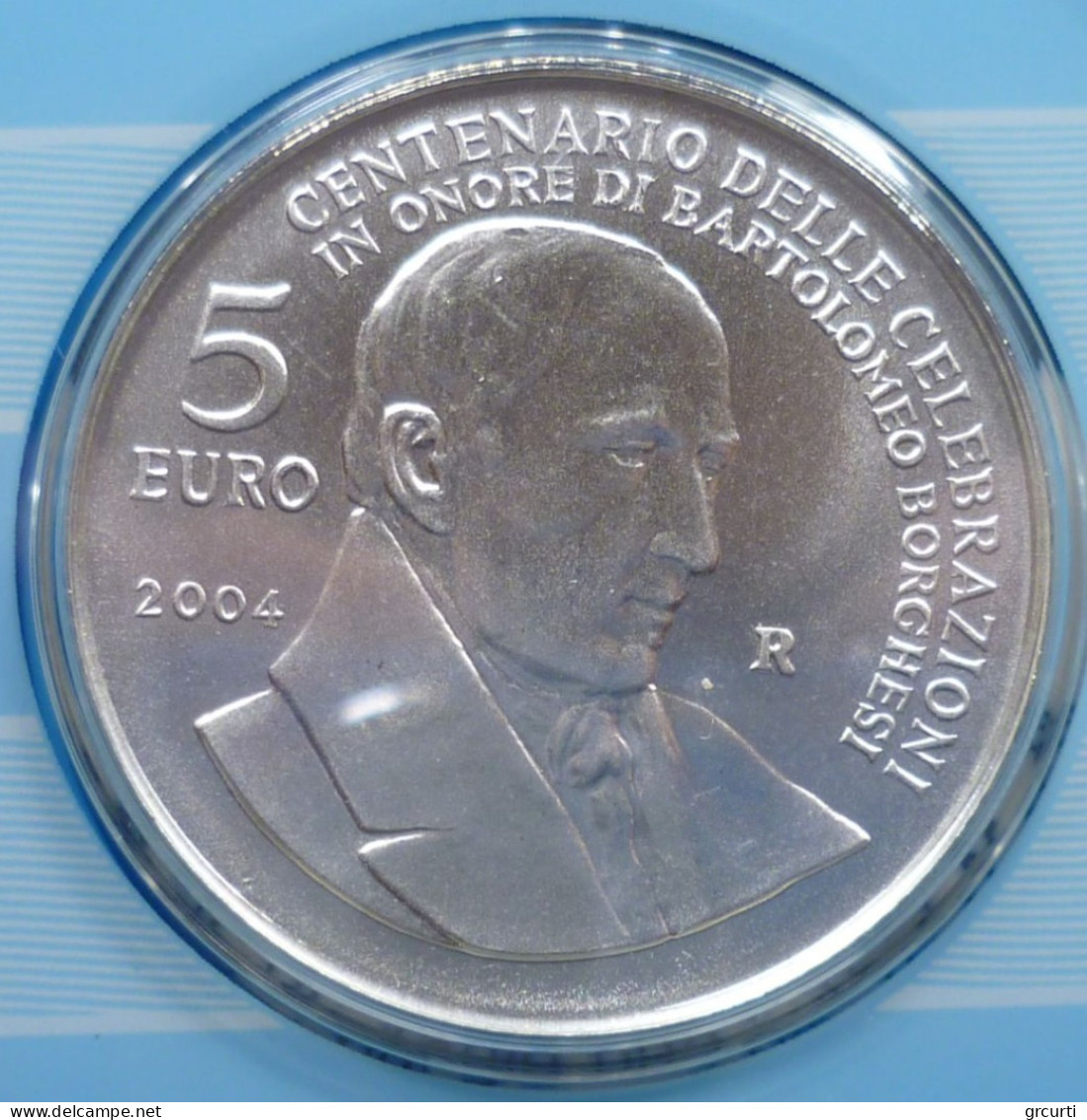 San Marino - 2004 - Serie Zecca - Con 5 € Argento "Bartolomeo Borghesi" - San Marino