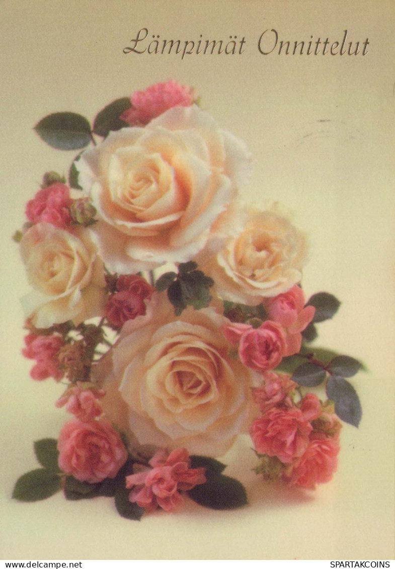 FLOWERS Vintage Postcard CPSM #PAR735.GB - Fleurs