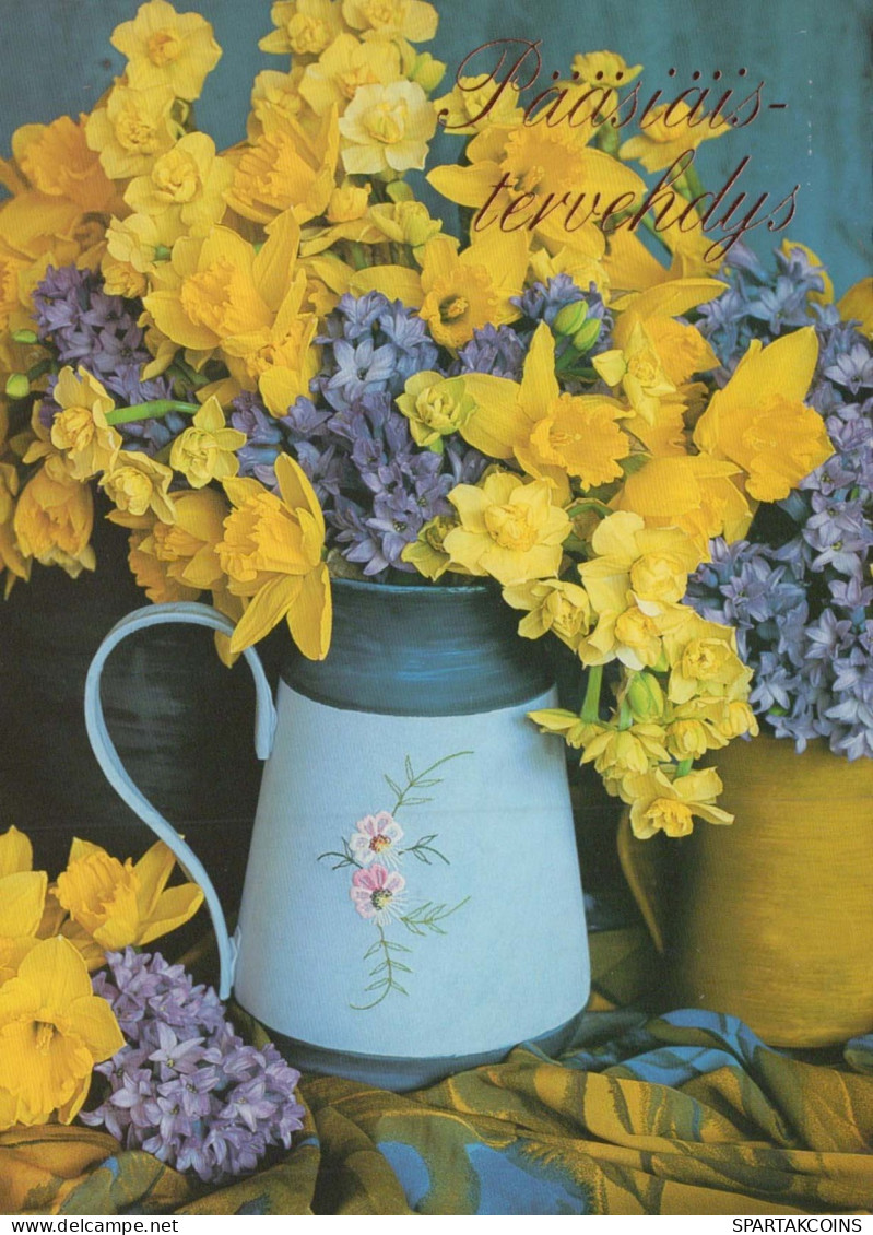 FLOWERS Vintage Postcard CPSM #PAR073.GB - Fleurs