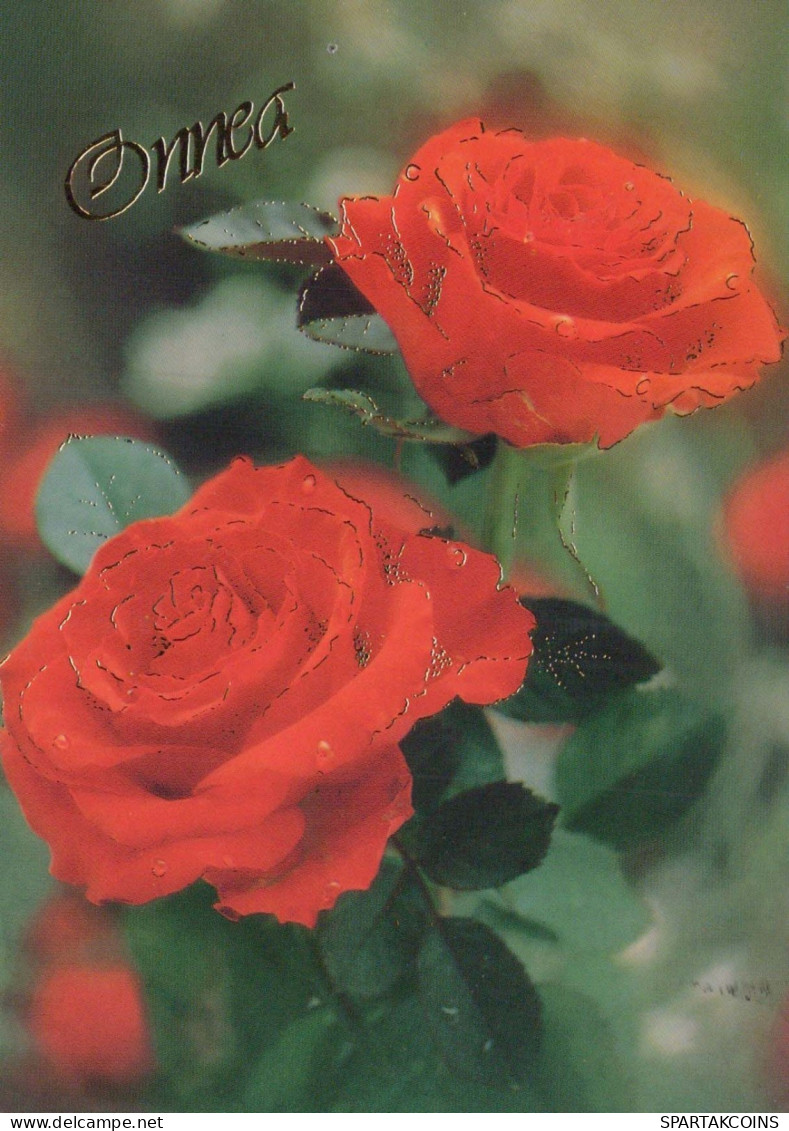 FLORES Vintage Tarjeta Postal CPSM #PBZ444.ES - Fleurs