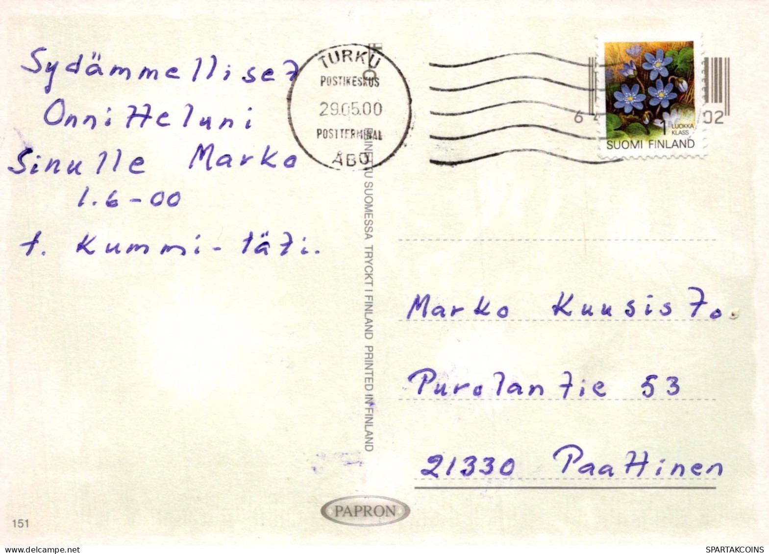 FLORES Vintage Tarjeta Postal CPSM #PBZ444.ES - Fleurs