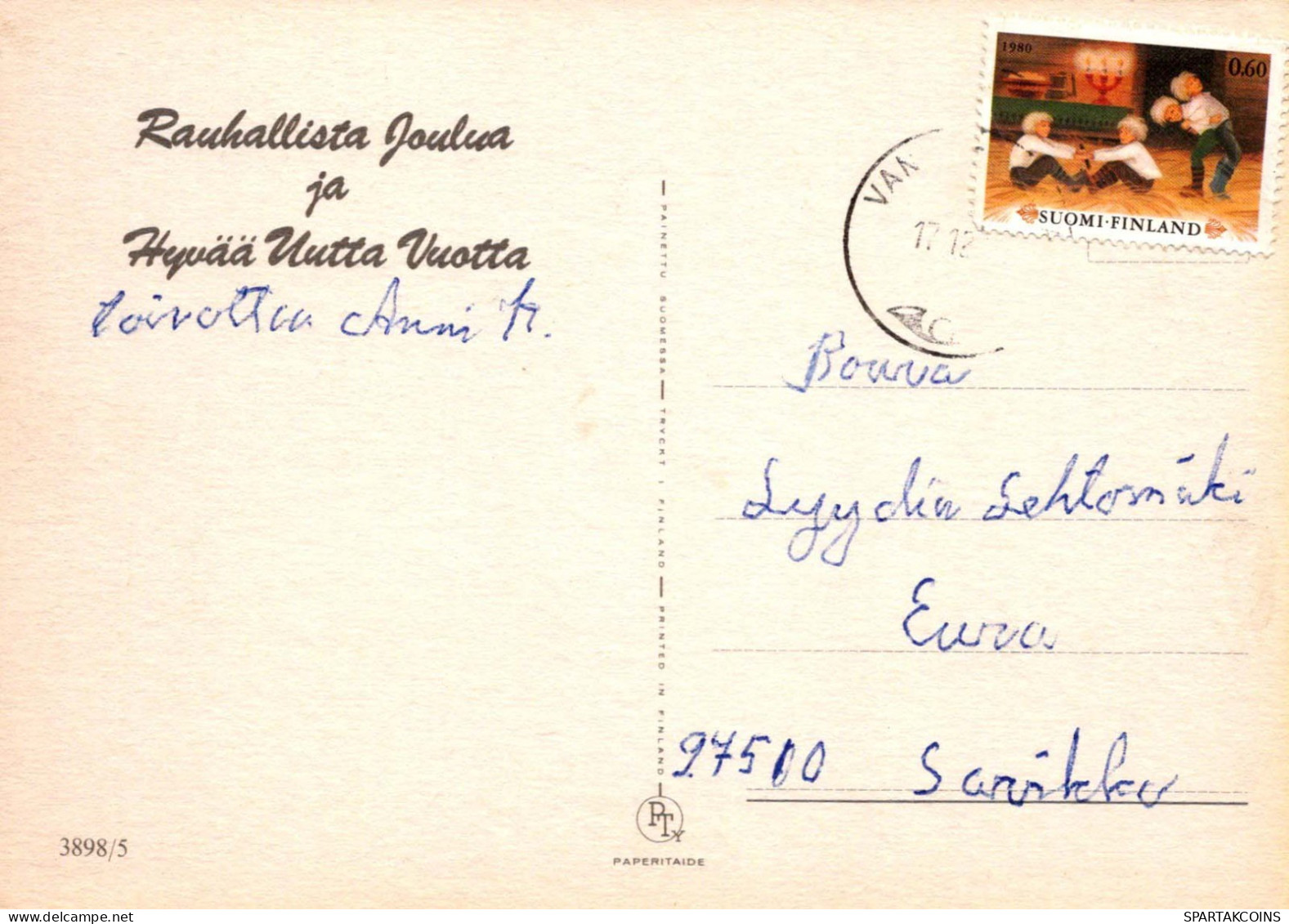 SANTOS Navidad Cristianismo Religión Vintage Tarjeta Postal CPSM #PBB971.ES - Heiligen