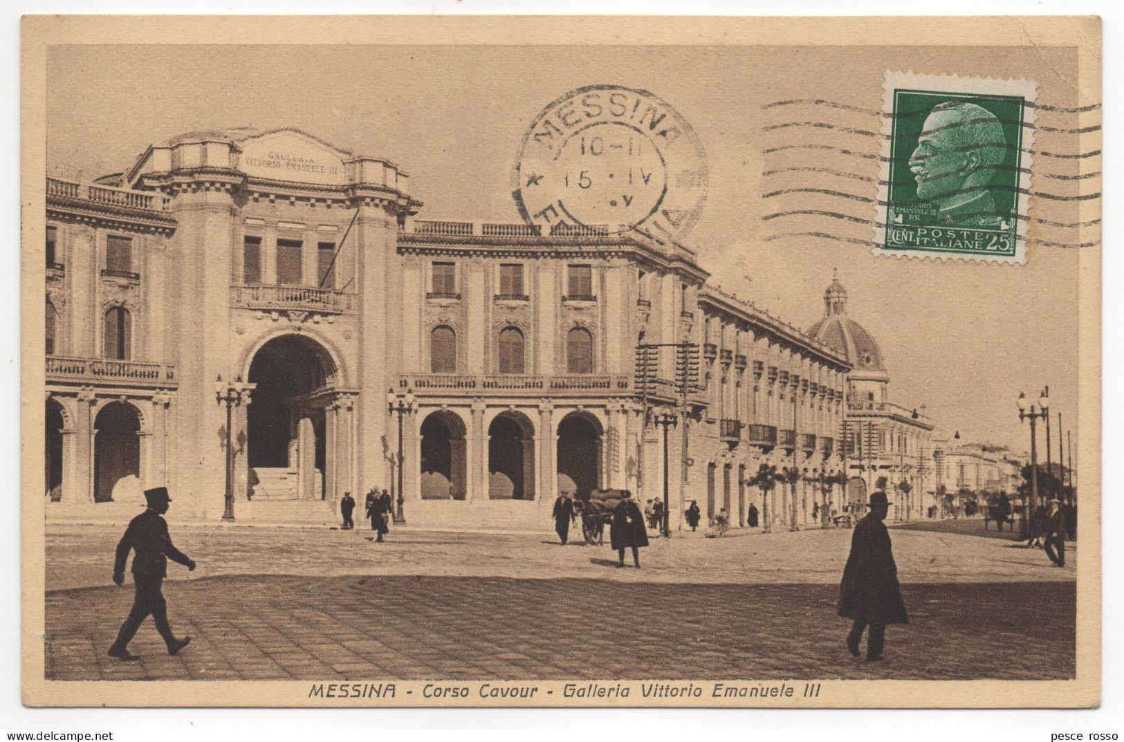 Messina - Corso Cavour E Galleria Vittorio Emanuele III (animata) - Messina