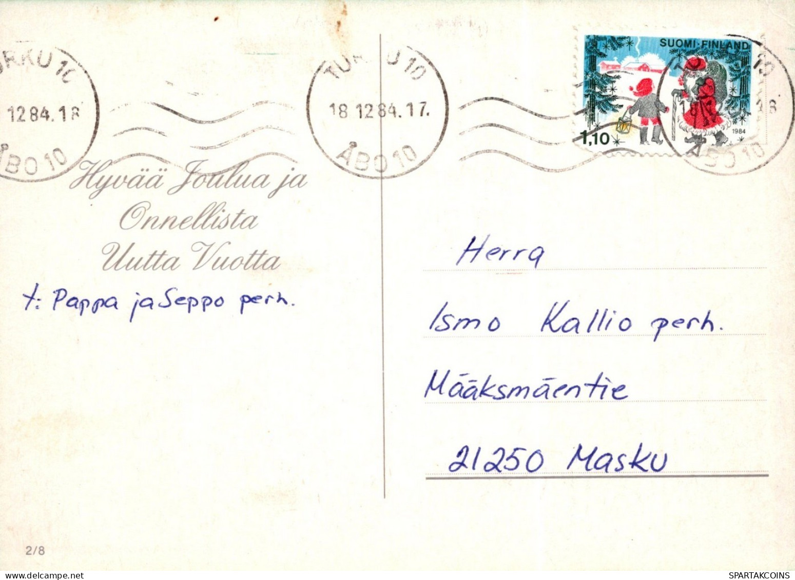 ÁNGEL NAVIDAD Vintage Tarjeta Postal CPSM #PAH637.ES - Anges