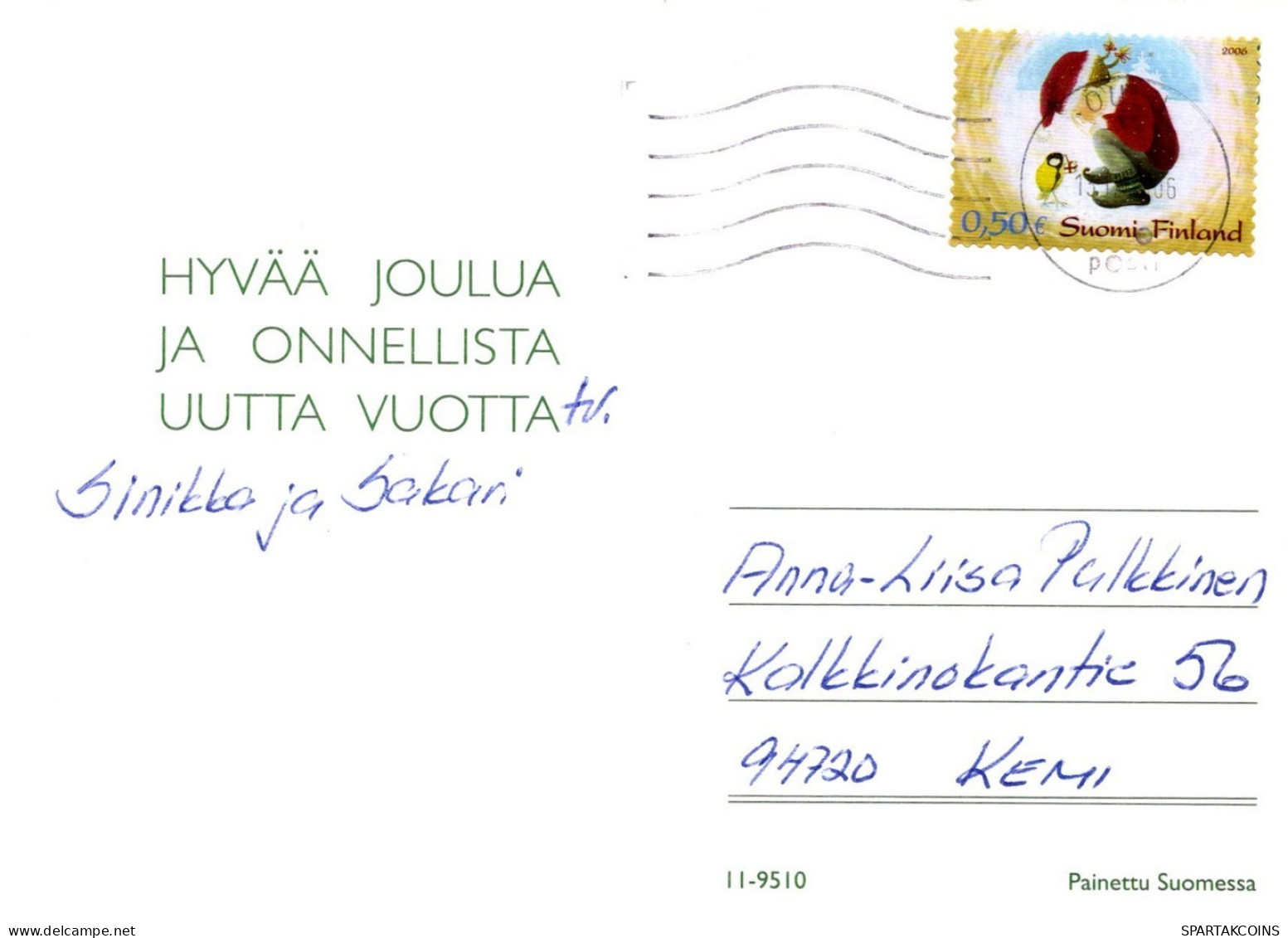 ÁNGEL NAVIDAD Vintage Tarjeta Postal CPSM #PAH516.ES - Anges