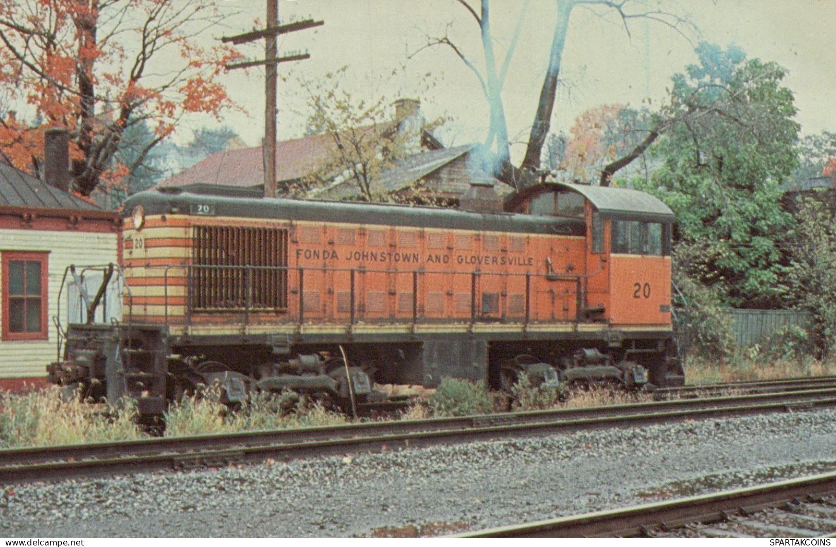 TREN TRANSPORTE Ferroviario Vintage Tarjeta Postal CPSMF #PAA617.ES - Treinen