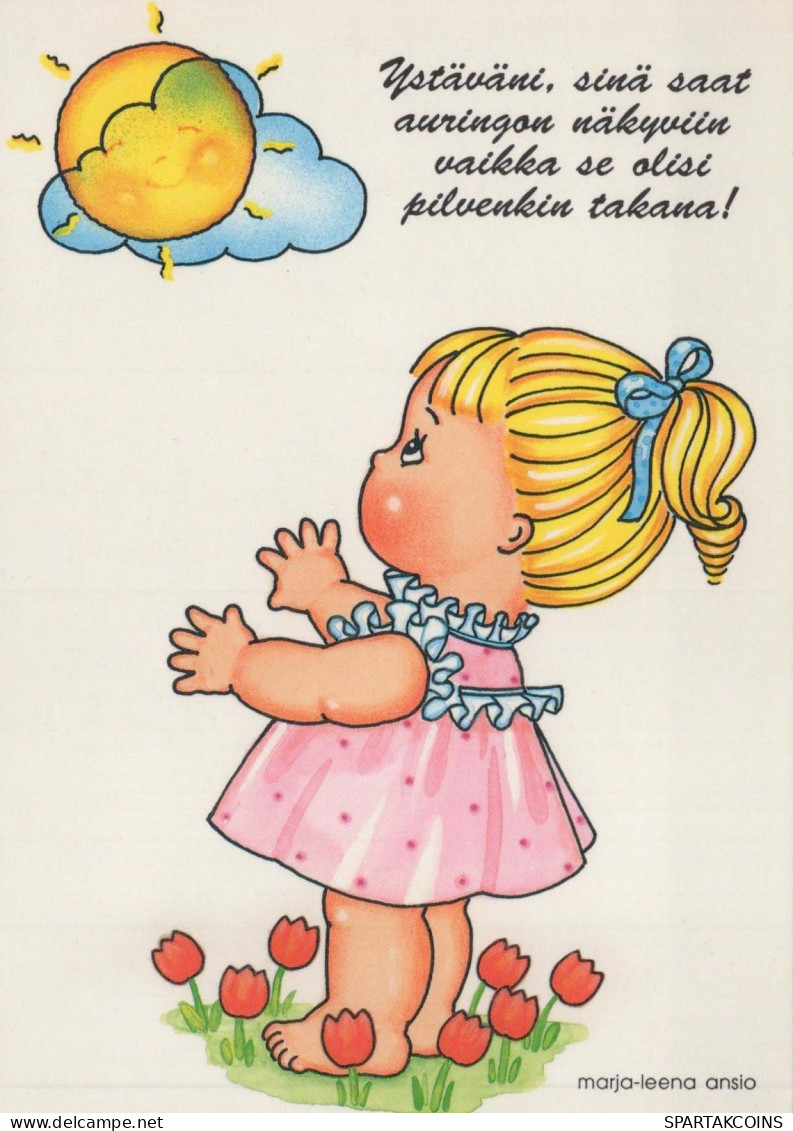 ENFANTS HUMOUR Vintage Carte Postale CPSM #PBV344.FR - Cartes Humoristiques