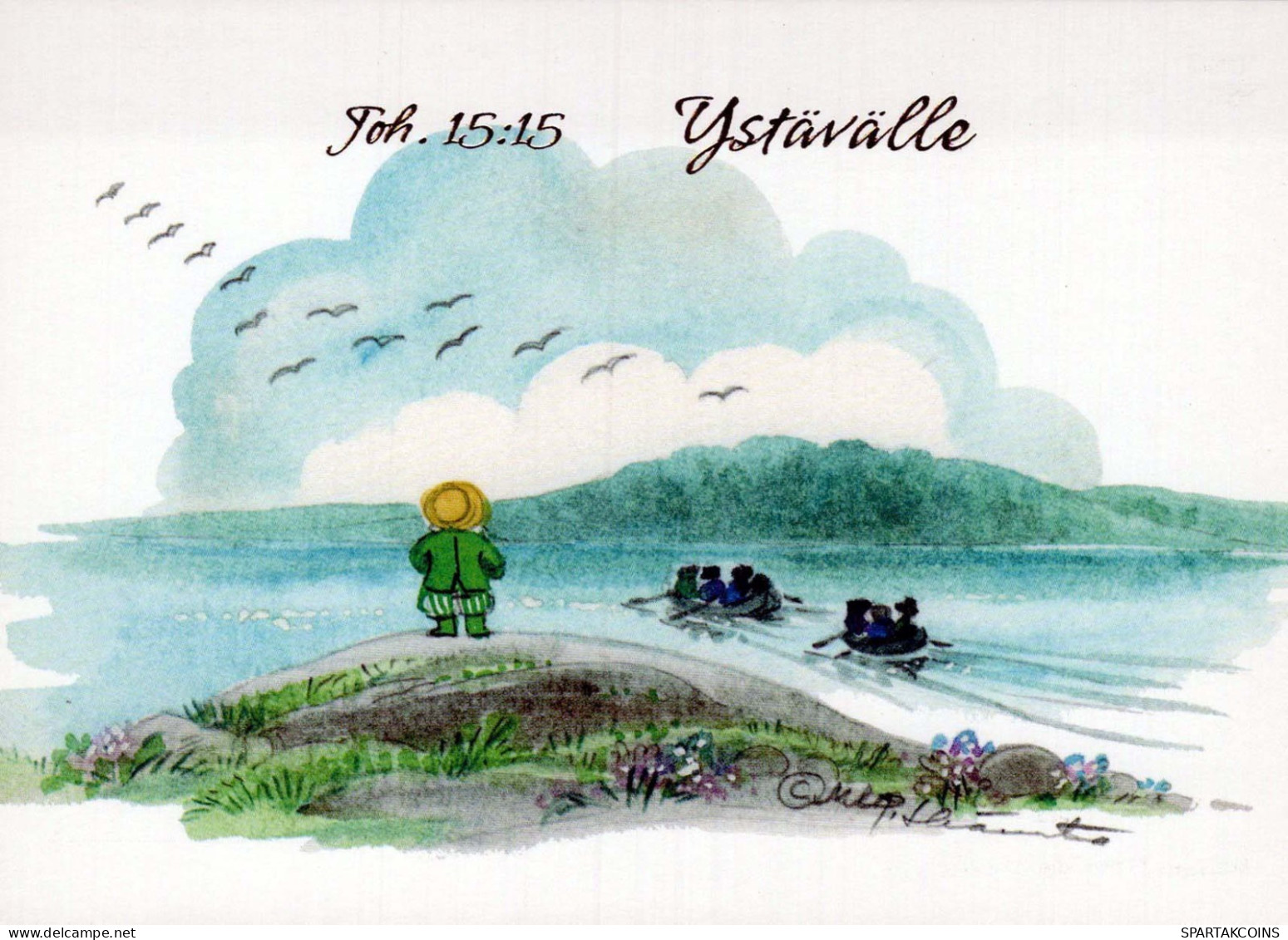 ENFANTS ENFANTS Scène S Paysages Vintage Postal CPSM #PBT064.FR - Scenes & Landscapes