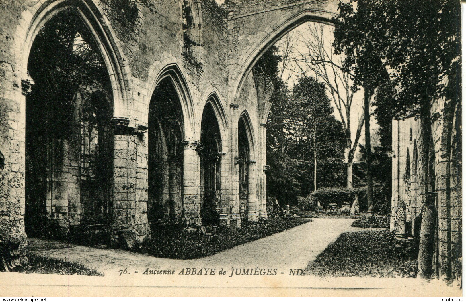 CPA - JUMIEGES - ANCIENNE ABBAYE - Jumieges