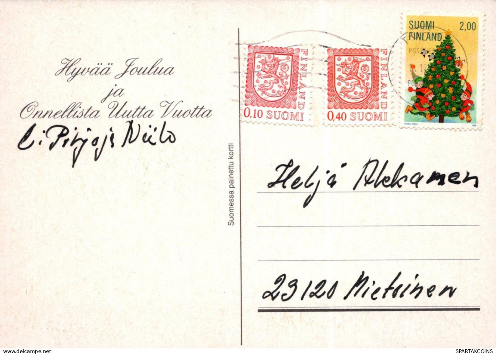 ANGE NOËL Vintage Carte Postale CPSM #PAH259.FR - Anges