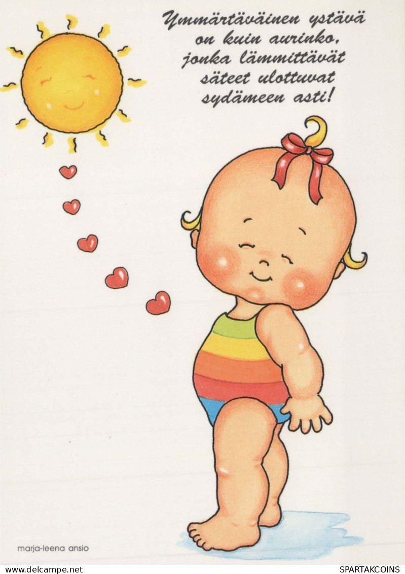 KINDER HUMOR Vintage Ansichtskarte Postkarte CPSM #PBV345.DE - Cartes Humoristiques