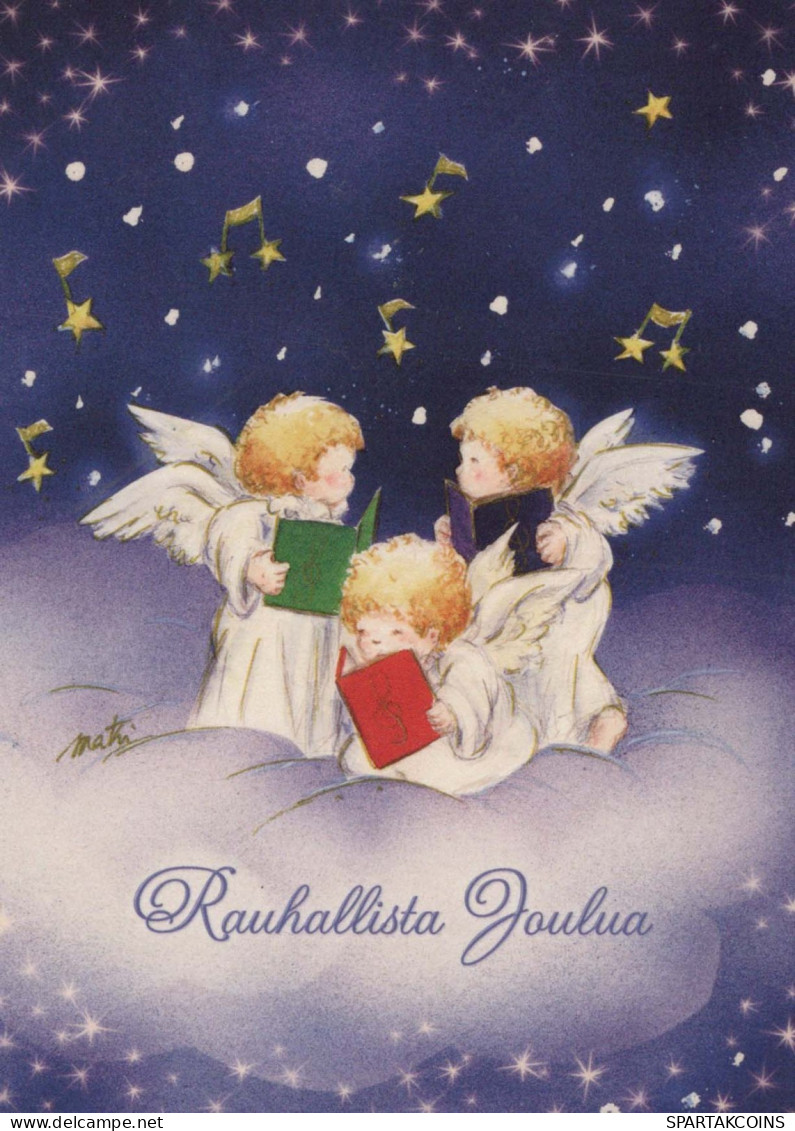 ENGEL Weihnachten Vintage Ansichtskarte Postkarte CPSM #PBP551.DE - Anges