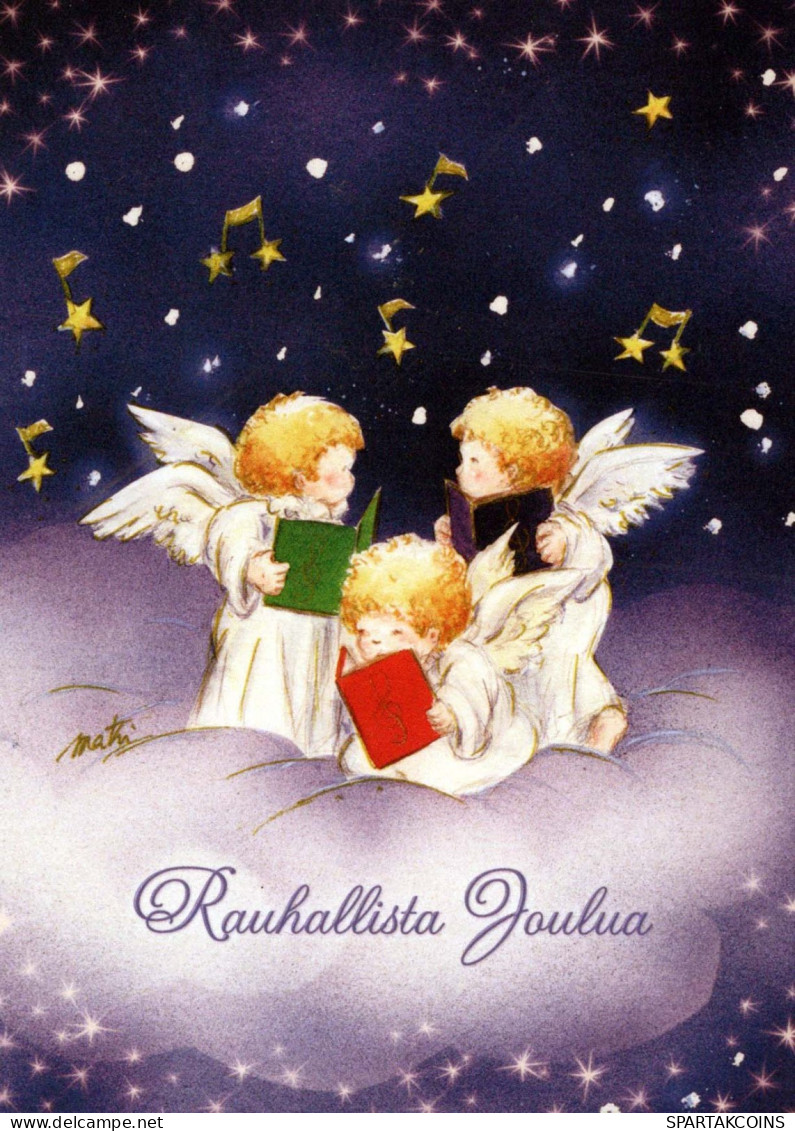 ENGEL Weihnachten Vintage Ansichtskarte Postkarte CPSM #PBP551.DE - Anges