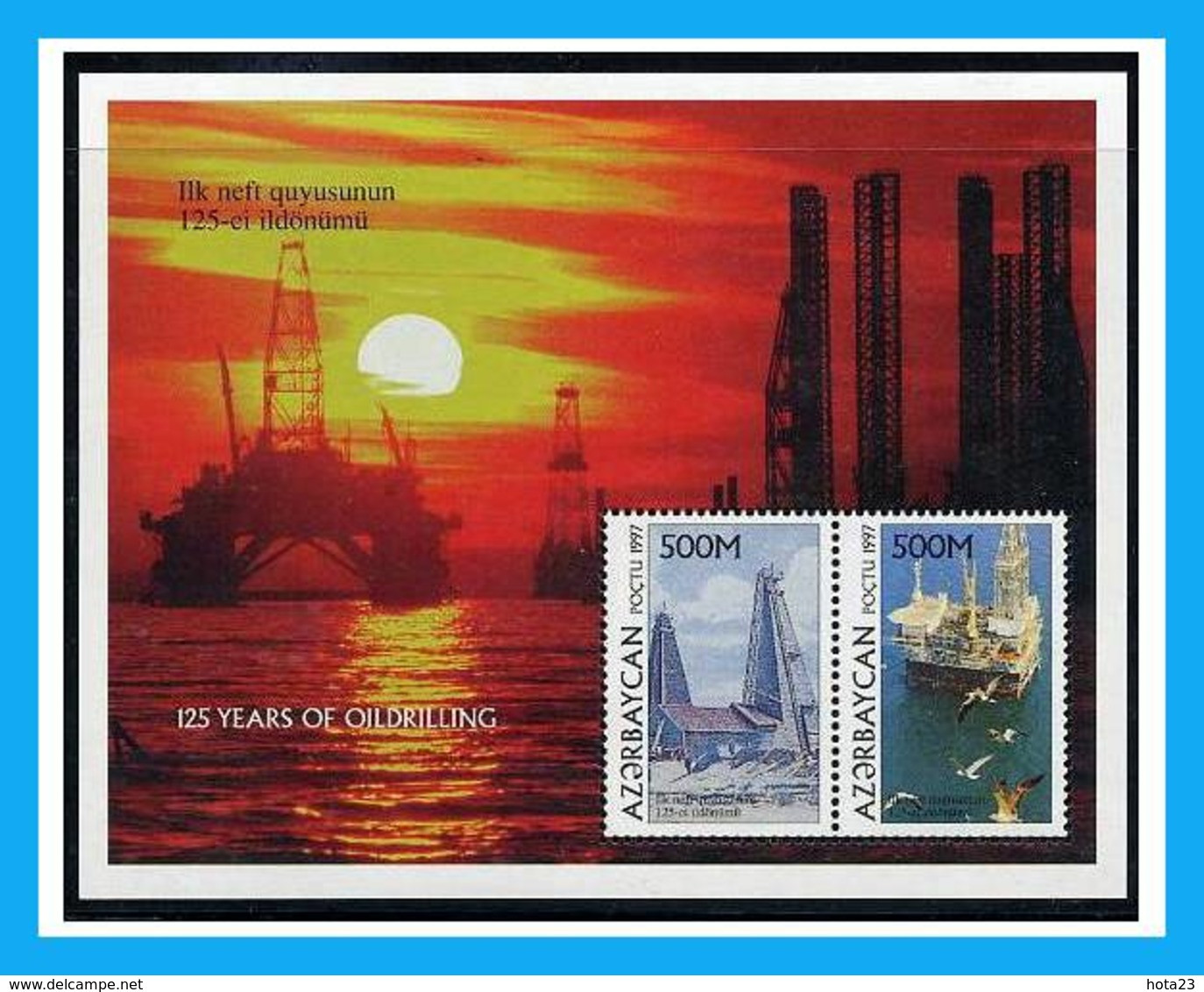 AZERBAIJAN / Aserbaidschan 1997 Oil Industry, Oildriling Block MNH - Azerbeidzjan