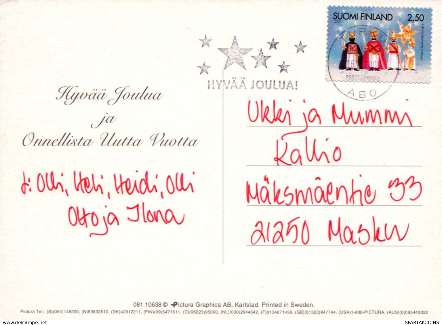 ENGEL Neujahr Weihnachten Vintage Ansichtskarte Postkarte CPSM #PAS769.DE - Anges